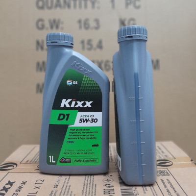 Dầu Nhớt Động Cơ Diesel Cao Cấp KIXX D1 C3 5W30 1Lit - ACEA C3 