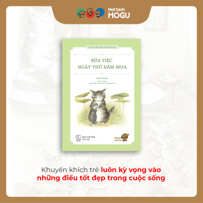 Truyện Ehon bé 3-4-5 tuổi - Mèo Dayan - Bữa tiệc ngày thứ năm mưa