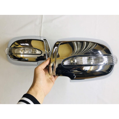 Ốp gương chiếu hậu cho xe Toyota Innova 2008-2016 loại có đèn xi nhan