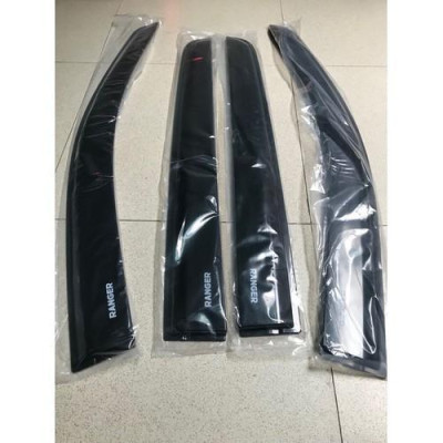 Bộ vè che mưa đen dành cho xe RANGER 2017-2021  bản TO và DÀY