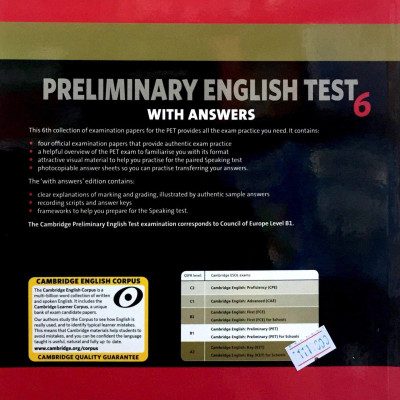 Cambridge Preliminary English Test 6 Student