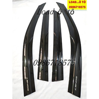 Vè Che Mưa Đen KIA SONET 2022-23 Mẫu Vè Đen Thái Dày Loại 1 Cao Cấp