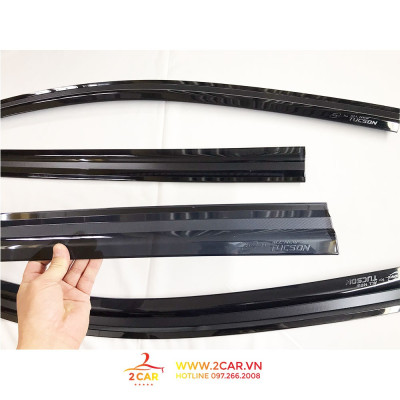 Vè Che Mưa Xe Hyundai Tucson 2016- 2017- 2018- 2019- 2020- 2021, nhựa đen cao cấp