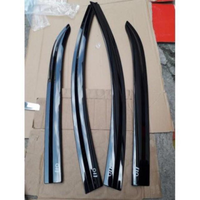 Bộ vè che mưa đen dành cho xe Hyundai I10 bản SEDAN chất liệu DÀY và BỀN