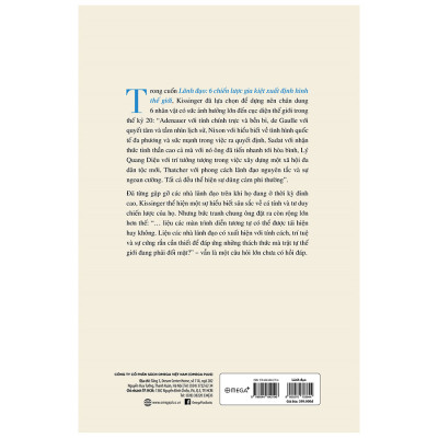 Lãnh Đạo: 6 Chiến Lược Gia Kiệt Xuất Định Hình Thế Giới