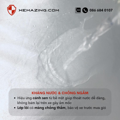 Bạt Phủ ô tô HYUNDAI ACCENT SEDAN Nhãn hiệu XEMAZING