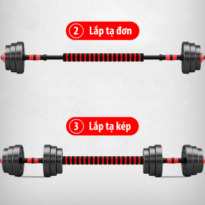 Tạ đôi, Tạ tay (Chọn Lực Nặng Của Tạ 20kg ,30kg, 40kg Tùy chọn) tập tay đẩy kết hợp, tạ nam nữ tập gym tập thon tay Giá tốt Hàng Chuẩn ( hàng nhập khẩu）