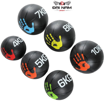 Bóng Tạ Tập Thể Lực,Tập Gym,Tập Yoga 6kg Chất Liệu Cao Su Đặc Hàng Nhập Khẩu Đại Nam Sport