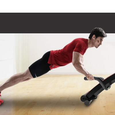 Ghế tập bụng đa năng DDS-104, ghế tập bụng điều chỉnh chịu tải 120kg kèm dây kéo đa năng, con lăn tập cơ bụng