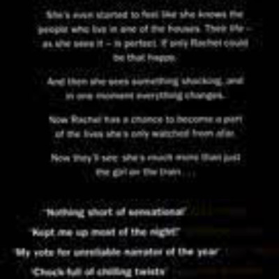 Tiểu thuyết tiếng Anh: The Girl On The Train