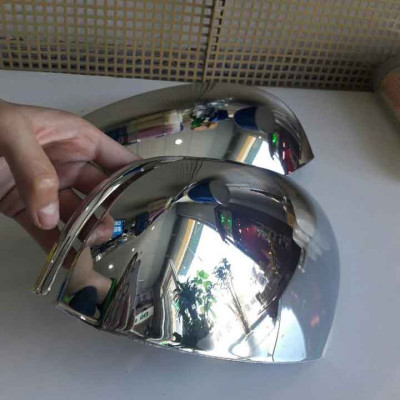 Ốp Trang Trí Gương Chiếu Hậu Mạ Crom Cho Xe Brio