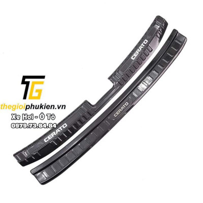 Bộ Ốp bậc cốp Kia Cerato 2019-2021 vân Carbon