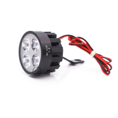 Đèn Led trợ sáng xe máy gắn chân gương 206401m