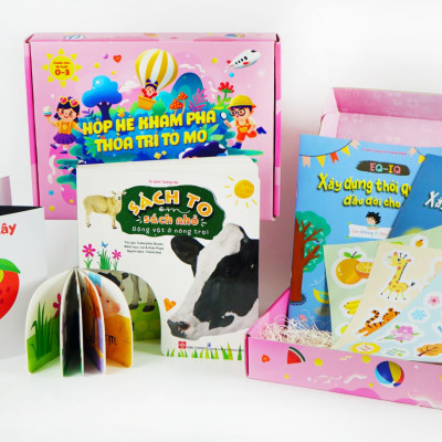 Sách - Hộp Hè Khám Phá, Thỏa Trí Tò Mò – Mở Ra Thấy Mùa Hè - Hộp quà cho trẻ 0 - 3 tuổi – Đinh Tị Books