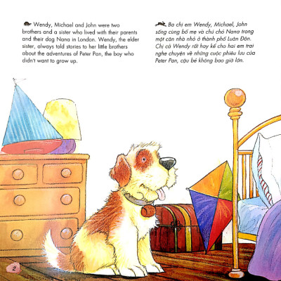 Truyện Cổ Tích Nổi Tiếng Song Ngữ Việt - Anh (Tái Bản 2023): Peter Pan