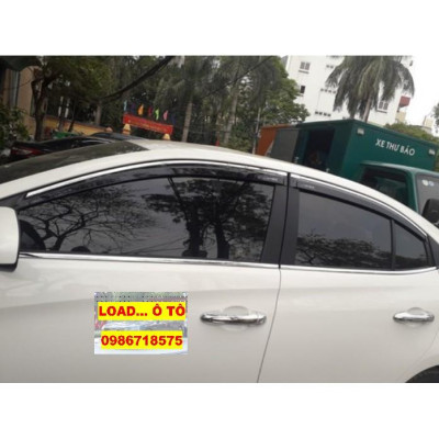 Vè mưa Che Mưa Xe Toyota Vios 2022-2019 chỉ Inox Loại cao cấp Vios 2019 - 2022, Vè che mưa Chỉ Inox Vios 2019 - 2022