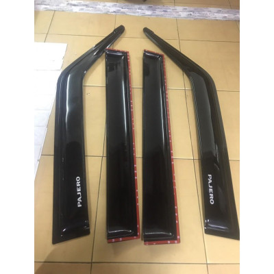 Bộ Vè Che Mưa Dành Cho Xe Mitsubishi Pajero V6 V31 V32 V33 ( Vè Đen Thái )