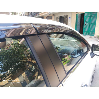 Vè che mưa xe Honda City 2015 - 2020, 2021, 2022 nhựa đen cao cấp - Giá 1 bộ