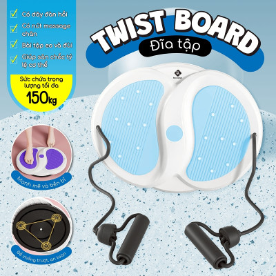 3002R-Đĩa Xoay Eo Massage Chân Tập Thể Dục 360 Độ Chất Liệu Nhựa Cao Cấp( Màu ngẫu nhiên)-  Hàng Chính Hãng