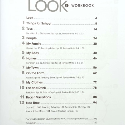 Look 1: Workbook With Online Practice
