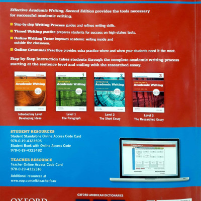 Effective Academic Writing 3 Student Book with Access to Oxford Learn 2Ed