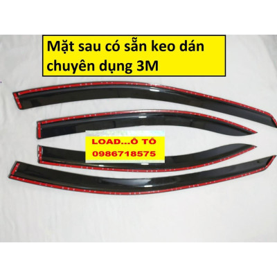 Vè Che Mưa Xe Honda City 2023-2018 Mẫu Vè Đen Cao Cấp Có Sẵn Keo Dán 3M