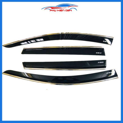 Vè mưa CRV 2018-2021 chỉ inox cao cấp bảo vệ xe