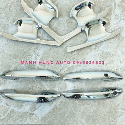 Ốp tay hõm cửa xe HUYNDAI I10 2021 - mạ Crom