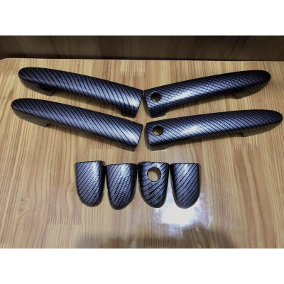 Ốp tay nắm, hõm cửa Mazda CX5 vân cacbon - hàng cao cấp