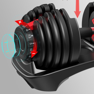 1 Đòn Tạ Tay Điều Chỉnh Cao Cấp 24kg