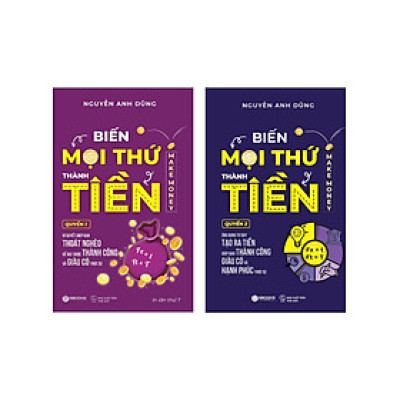 Combo Biến Mọi Thứ Thành Tiền - Make Money - Quyển 1 + 2 (Bộ 2 Cuốn) _SB