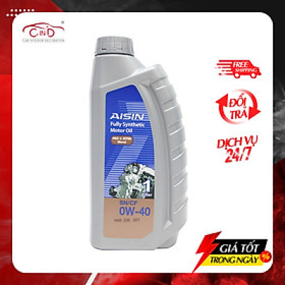 Nhớt Động Cơ AISIN ESEN0041P 0W-40 SN / CF Pao & Ester Blend 1L