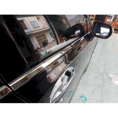 HONDA CIVIC 2008-2011: bộ 4 miếng nẹp chân kính inox cao cấp
