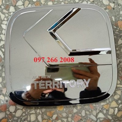Ốp nắp bình xăng xe Ford Territory đời 2022-2023 mạ Crom cao cấp