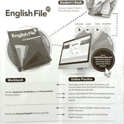 English File 4th Edition: Pre-Intermediate: Workbook With Key
