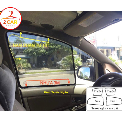 Rèm che nắng xe Toyota Veloz 2022, có hít nam châm, chuẩn khít theo xe