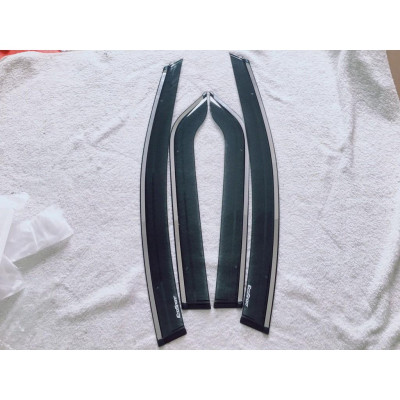 Vè che mưa Ford EcoSport 2018-2022 chỉ mạ crom sáng bóng, chất liệu dày và bền, có vi deo rivew sản phẩm