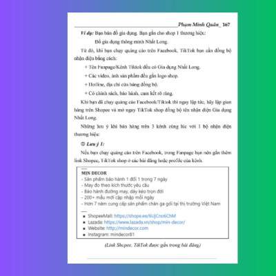 Sách công thức đa kênh x3 doanh thu, x2 lợi nhuận Tikk.Tok, Shop.ee , face.ebook