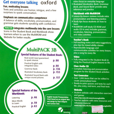 American English File Level 3 Student and Workbook Multipack B
