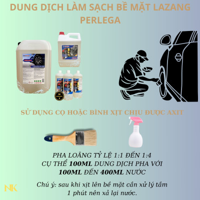 Perlega - 5 lít - Dung dịch tẩy ố la zăng và kính xe - Ekokemika