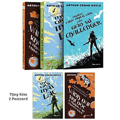 Boxset Những Cuộc Phiêu Lưu Của Giáo Sư Challenger (Bộ 2 Tập) - Tặng Kèm 2 Postcard