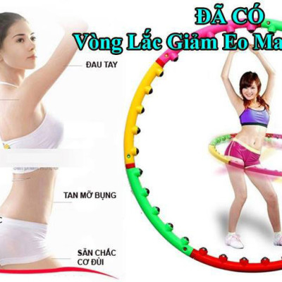 Vòng Lắc Eo Massage  Giảm Béo Cao Cấp Hàng Chính Hãng