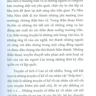 Diện Mạo Văn Học Cận Hiện Đại Lào - Tập 1