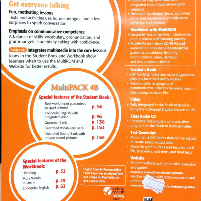 American English File Level 4 Student Book/Workbook Multipack B