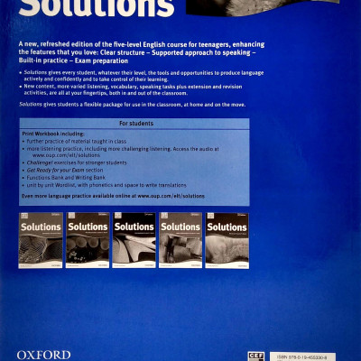 Solutions Advanced Workbook Second Edition And Audio CD Pack