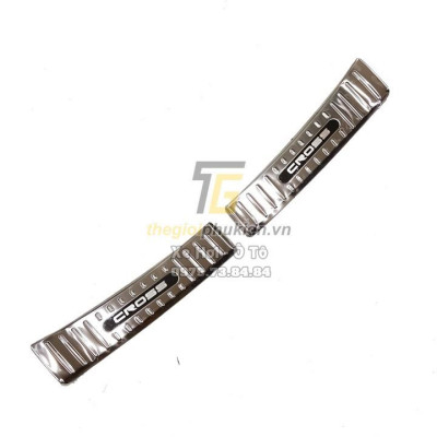 Bộ ốp chống trầy bậc cốp Toyota Corolla Cross 2020 – Mẫu INOX