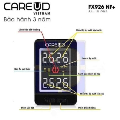Bộ cảm biến áp suất lốp van trong, gắn nút chờ sẵn trên các xe ô tô. Thương hiệu cao cấp Careud 