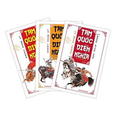 Sách - Hộp Sách Tam Quốc Diễn Nghĩa - Combo 3 Cuốn - Chính Thông Book