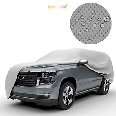 Bạt phủ ô tô chất liệu vải không dệt 3 lớp cao cấp thương hiệu MACSIM cho xe ô tô Volvo XC90 màu ghi
