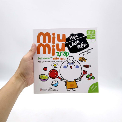 Sách Ehon Miu Miu Tự Lập Phần 2 Song Ngữ - Học Làm Bếp